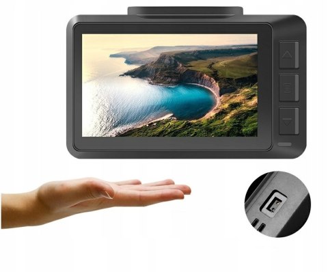 Rejestrator K2pro Dual 4K Sony Imx335 Gps Wifi + Full Hd Tylna Kamera
