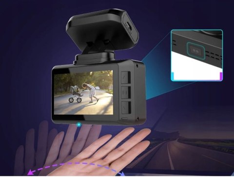 Rejestrator K2pro Dual 4K Sony Imx335 Gps Wifi + Full Hd Tylna Kamera