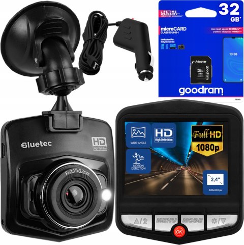 Rejestrator Samochodowy Blow Blackbox F270 Full Hd 2.4 140° Z Detekcją Ruchu