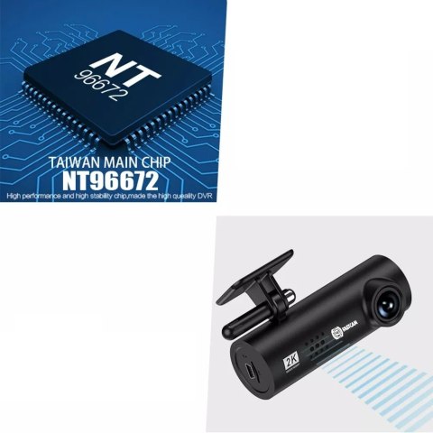Rejestrator Samochodowy Fastcam Lf10 Dual 4K/2K + Fhd Wifi 170°