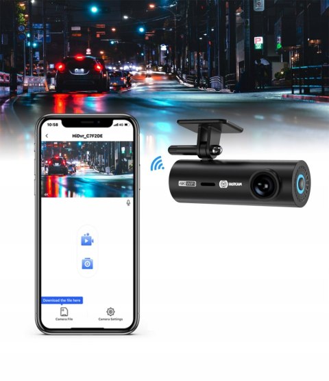 Rejestrator Samochodowy Fastcam Lf10 Dual 4K/2K + Fhd Wifi 170°