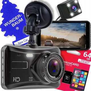 Wideo Rejestrator Ondra 985Pro 4 Dotykowy Z Kamerą Cofania 64Gb