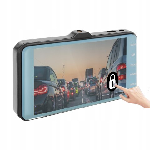 Wideo Rejestrator Ondra 985Pro 4 Dotykowy Z Kamerą Cofania 64Gb