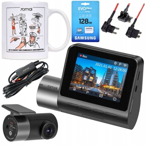 Wideorejestrator 70Mai A500s Dash Cam Pro+ Rc06 128Gb Gps Adas Dwukanałowy