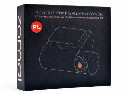 Wideorejestrator 70Mai A500s Pro++ Gps 1944P + Rc06 Kamera Wsteczna 128Gb
