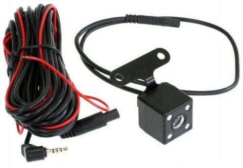 Kamera Cofania 4 Led 100° Ip67 Do Rejestratora W Lusterku Z Kablem 6M 5-Pin