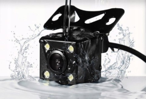 Kamera Cofania 4 Led 100° Ip67 Do Rejestratora W Lusterku Z Kablem 6M 5-Pin