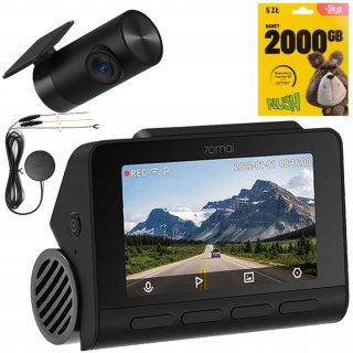 Kamera Samochodowa 4K 70Mai A810 Z Tylną Kamerą Rc12 I Modułem Up04