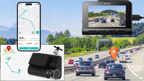 Kamera Samochodowa 70Mai A810 4K Hdr Z Kamerą Wsteczną Rc11 I Kartą 64Gb