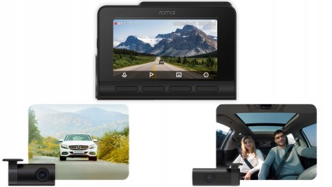 Kamera Samochodowa 70Mai A810 4K Hdr Z Kamerą Wsteczną Rc11 I Kartą 64Gb