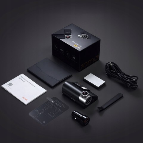 Kamera Samochodowa 70Mai A810 4K Hdr Z Kamerą Wsteczną Rc11 I Kartą 64Gb
