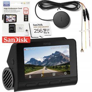Kamera Samochodowa A810 4K Uhd 70Mai Hdr + Z Up04 + Karta 256Gb Sandisk