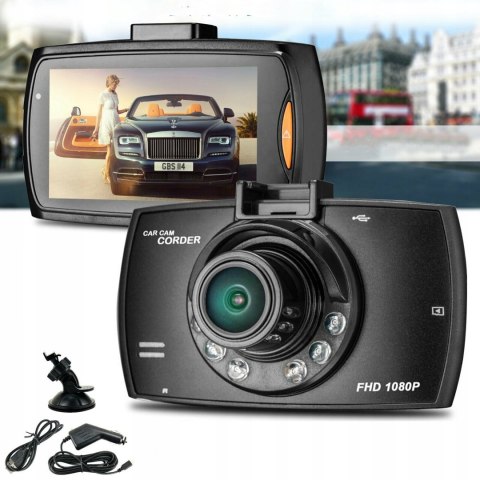 Kamera Samochodowa Video Rejestrator Full Hd 1080P 120° G-Sensor, 6 Ir