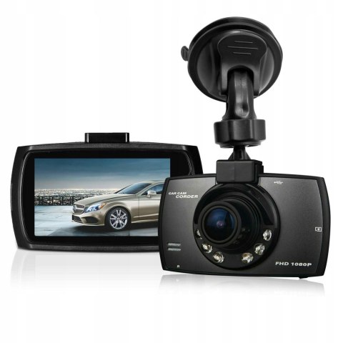 Kamera Samochodowa Video Rejestrator Full Hd 1080P 120° G-Sensor, 6 Ir