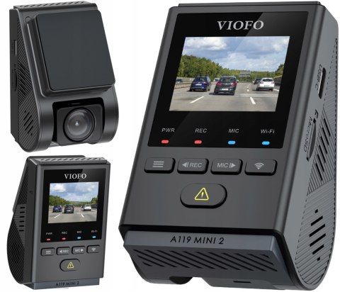 Kamera Samochodowa Viofo A119 Mini 2 1944P 2K Wifi Gps Starvis Bluetooth