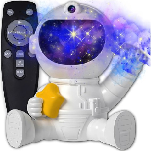 Projektor Gwiazd Astronauta Dla Dzieci Lampka Nocna Led Dla Dziecka + Pilot