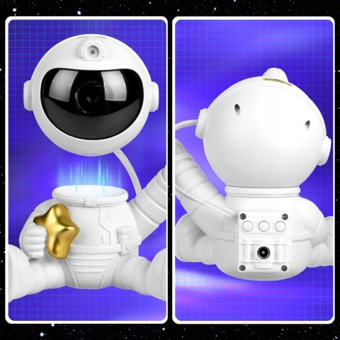 Projektor Gwiazd Astronauta Dla Dzieci Lampka Nocna Led Dla Dziecka + Pilot
