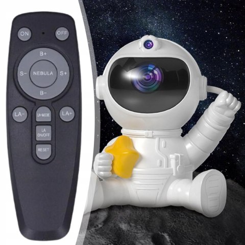 Projektor Gwiazd Astronauta Dla Dzieci Lampka Nocna Led Dla Dziecka + Pilot