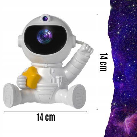 Projektor Gwiazd Astronauta Dla Dzieci Lampka Nocna Led Dla Dziecka + Pilot