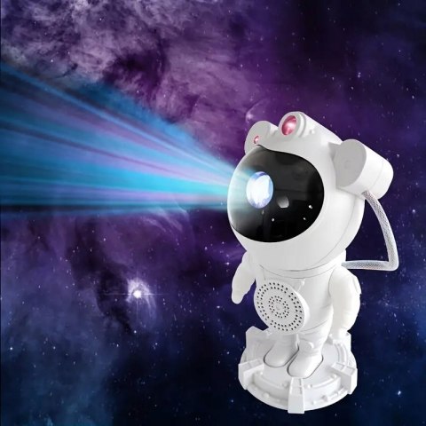 Projektor Gwiazd Astronauta Głośnik, Lampka Nocna, Bluetooth, Timer + Pilot