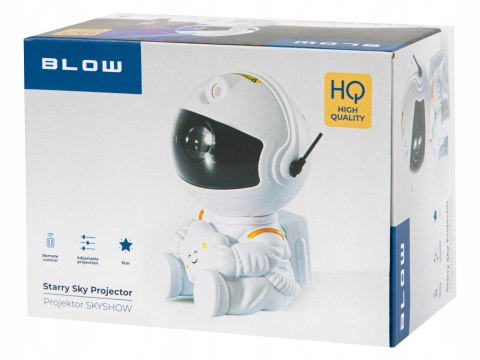 Projektor Gwiazd Astronauta Lampka Nocna 8 Trybów 360° Usb Timer I Pilot