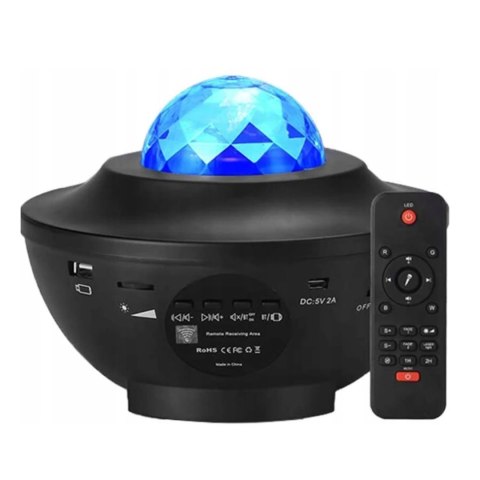 Projektor Gwiazd Dla Dzieci Rzutnik Nieba Lampka Nocna Głośnik Bluetooth