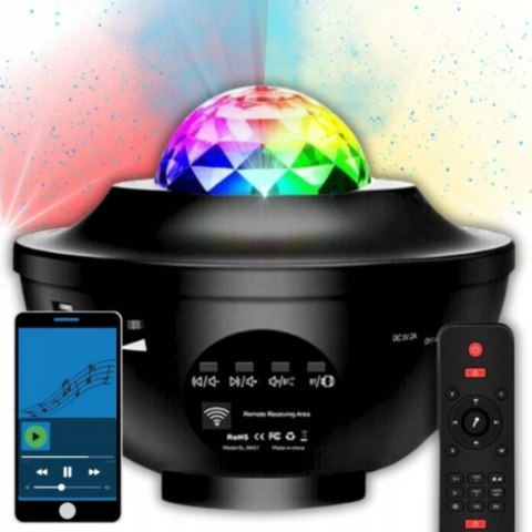 Projektor Gwiazd Dla Dzieci Rzutnik Nieba Lampka Nocna Głośnik Bluetooth