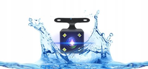 Rejestrator Jazdy 3 Kamery Full Hd + Kamera Cofania Wdr 4 Cale G-Sensor 24H