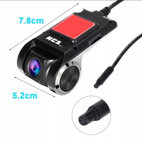 Rejestrator Jazdy Hd Android Adas 720P Kamera Samochodowa Microsd Det Ruchu
