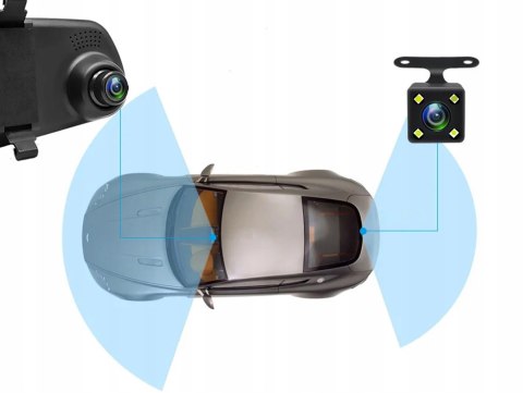 Rejestrator Samochodowy Blow F600 2 Kamery Full Hd Z Kartą 32Gb