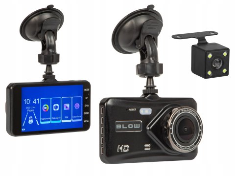 Rejestrator Samochodowy Blow F800 Dual Full Hd 170° Z Kamerą Cofania