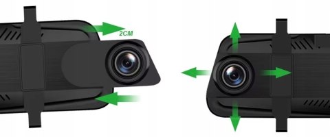 Rejestrator Wideo Lusterko 10 Hd Z Kamerą Cofania Fastcam T09cm-1