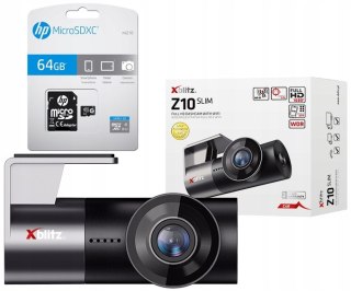 Wideo-Rejestrator Xblitz Z10 Slim Fhd Wifi 140° Kąt, G-Sensor, Microsd 64Gb