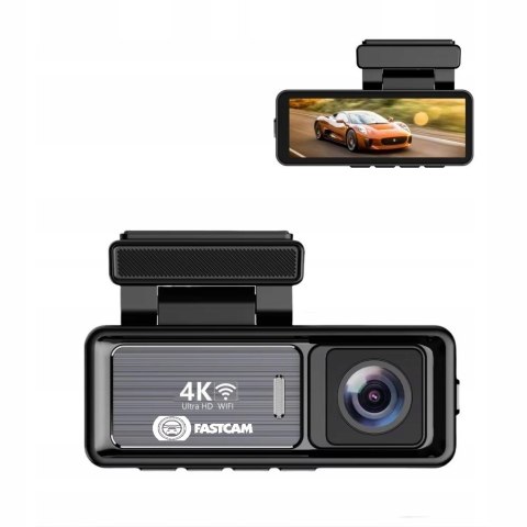 Wideorejestrator 4K Fastcam M6 Gps Wifi G-Sensor Tylny Hdr 170°