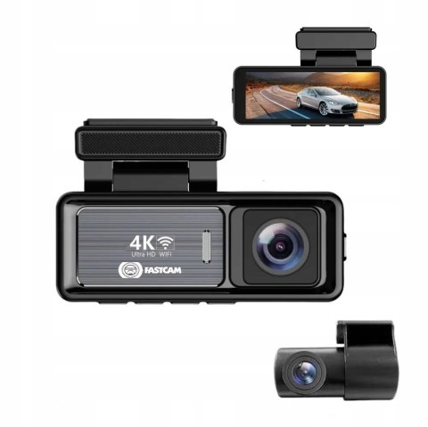 Wideorejestrator 4K Fastcam M6 Gps Wifi G-Sensor Tylny Hdr 170°