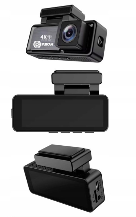 Wideorejestrator 4K Fastcam M6 Gps Wifi G-Sensor Tylny Hdr 170°