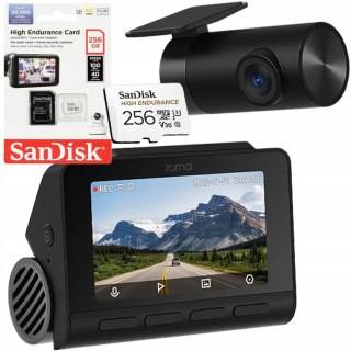 Wideorejestrator 70Mai A810 4K Uhd Hdr Z Kamerą Tylną + 256Gb Sandisk