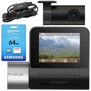 Wideorejestrator Do Auta A510 Hdr 1944P Gps +Kam. Tylna Rc11+Up03+Evo64gb