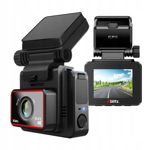 Wideorejestrator Xblitz Black 4K Gps, Sony Starvis, Night Vision, Usb-C