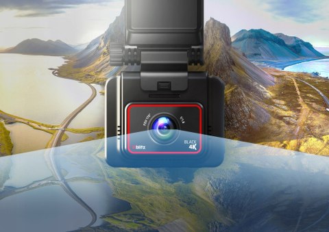 Wideorejestrator Xblitz Black 4K Gps, Sony Starvis, Night Vision, Usb-C