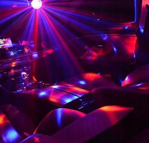 Disco Kula Led Rgb 7 Kolorów, Pilot Ir, Imprezowa Lampka Stroboskop Flesh