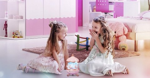 Lampka Nocna 3W1 Projektor Gwiazd, 12 Motywów I Bluetooth, 360° Pełny Obrót