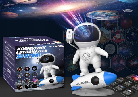 Planetarium Gwiazd Hd Z 13 Wkładami, Obrotowy Projektor Nocny Rgb