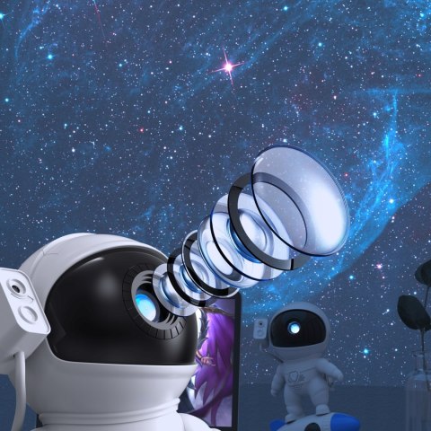 Planetarium Gwiazd Hd Z 13 Wkładami, Obrotowy Projektor Nocny Rgb