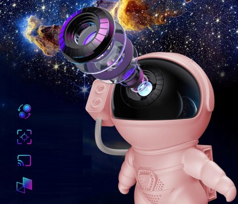Planetarium Gwiazd Hd Z 13 Wkładami, Obrotowy Projektor Nocny Rgb