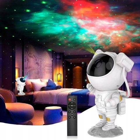 Projektor Gwiazd 2 Generacja Astronauta Mgławica Lampka Nocna Z Pilotem