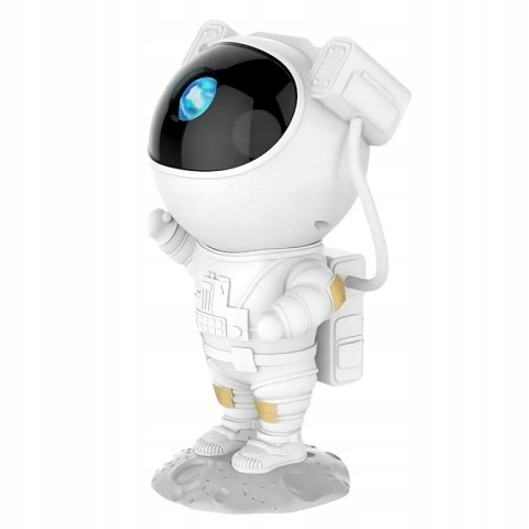 Projektor Gwiazd 360° Z Astronautą, Zdalnym Sterowaniem, Lampka Dla Dzieci