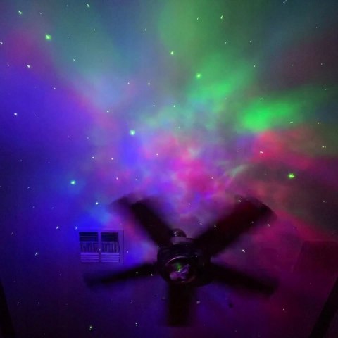 Projektor Gwiazd Astronauta 8 Trybów Led Z Pilotem Lampka Nocna Dla Dzieci