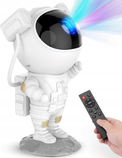 Projektor Gwiazd Astronauta Dla Dzieci Led Rzutnik 5W 8 Trybów Pilot Timer