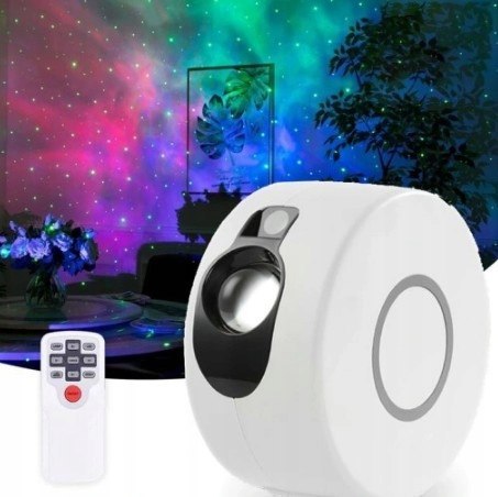 Projektor Gwiazd Nieba Lampka Nocna Led Rzutnik Laserowy Dla Dzieci + Pilot